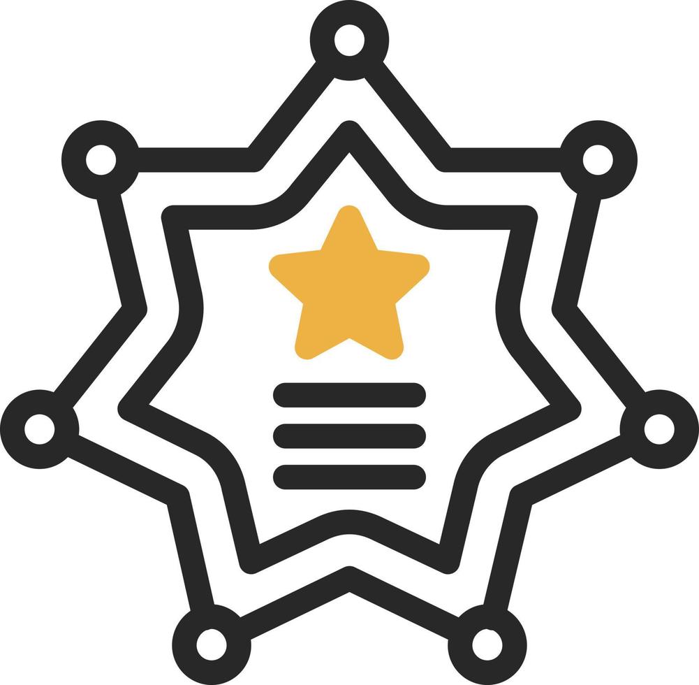 Sheriff-Vektor-Icon-Design vektor