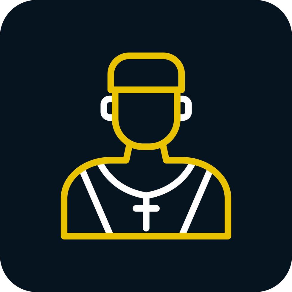 präst vektor ikon design