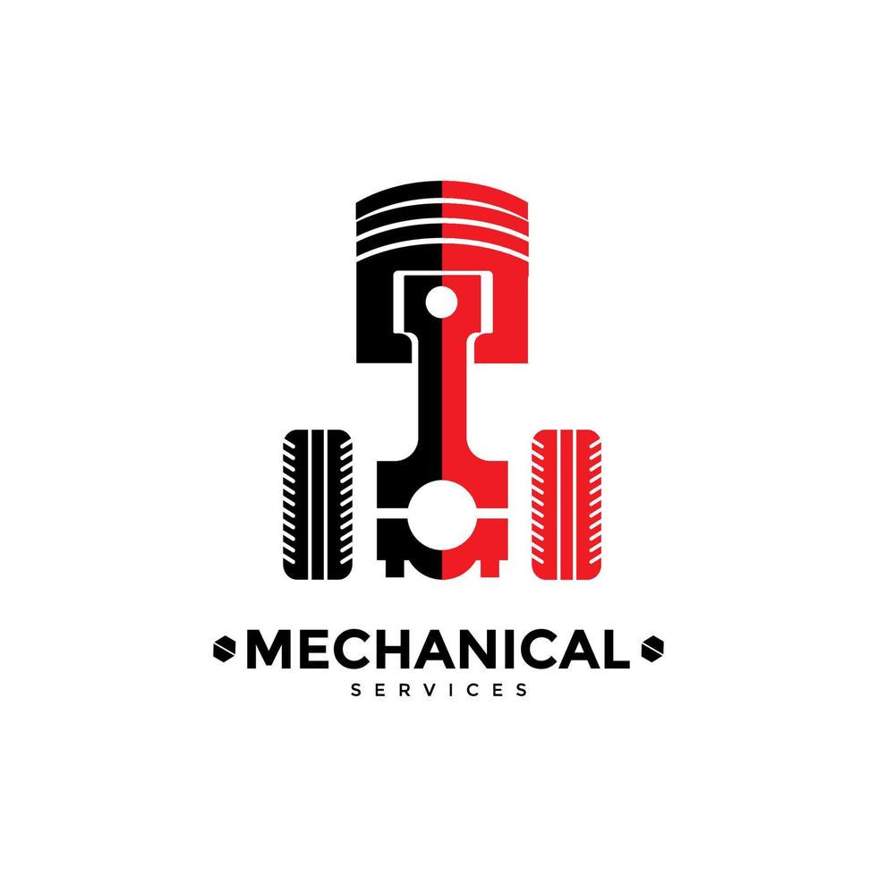 Mechaniker Dienstleistungen, Auto Reparatur Logo. Design Vorlage, Vektor Illustration.