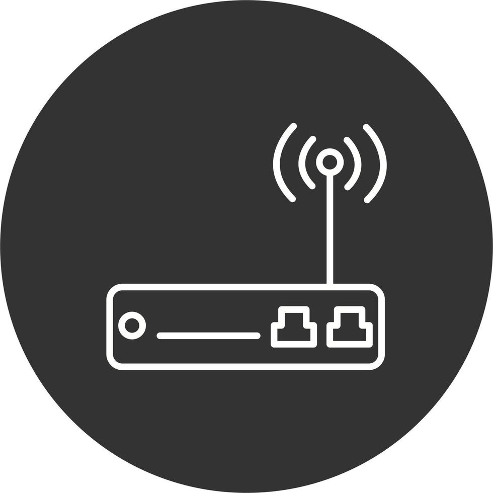 Router-Vektor-Symbol vektor