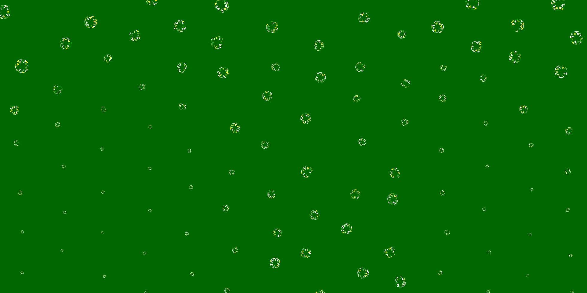 hellgrüne, rote Vektorschablone mit Kreisen. vektor