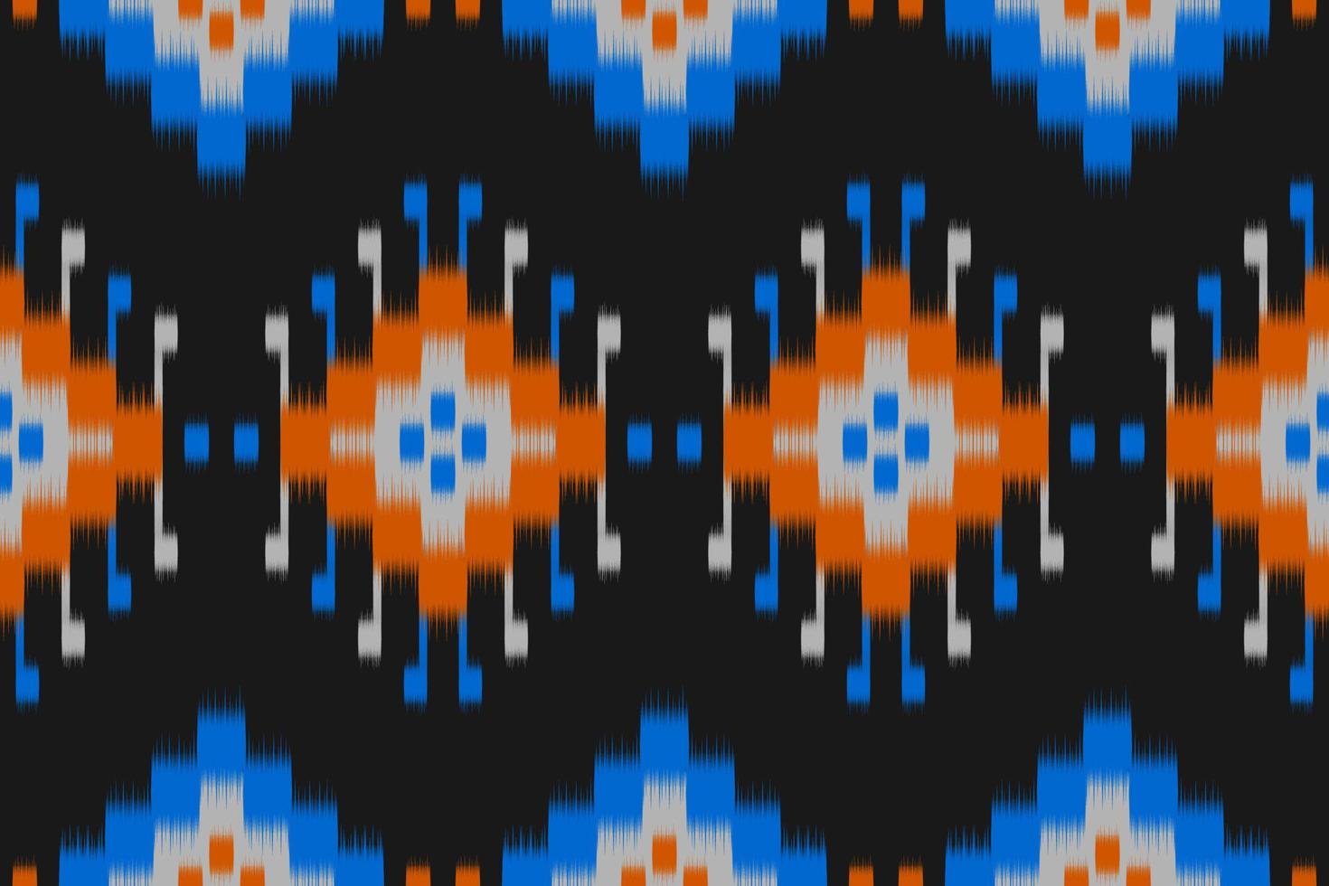 geometrisk etnisk ikat sömlös mönster traditionell. tyg amerikansk, mexikansk stil. vektor