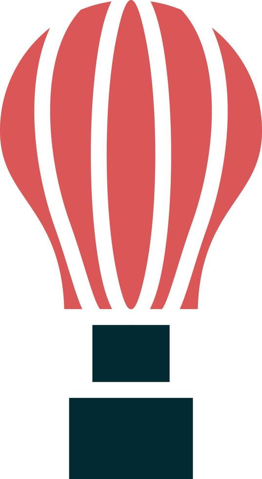 Heißluftballon-Vektorsymbol vektor