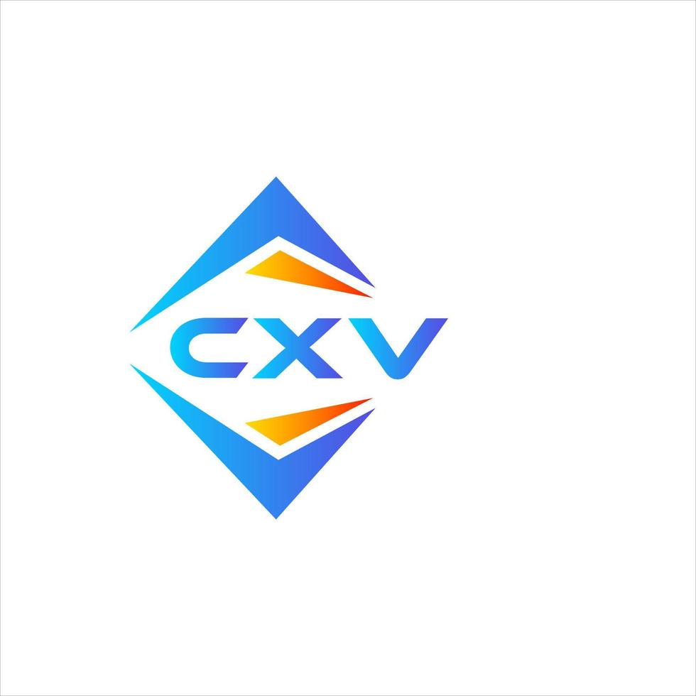 cxv abstrakt Technologie Logo Design auf Weiß Hintergrund. cxv kreativ Initialen Brief Logo Konzept. vektor