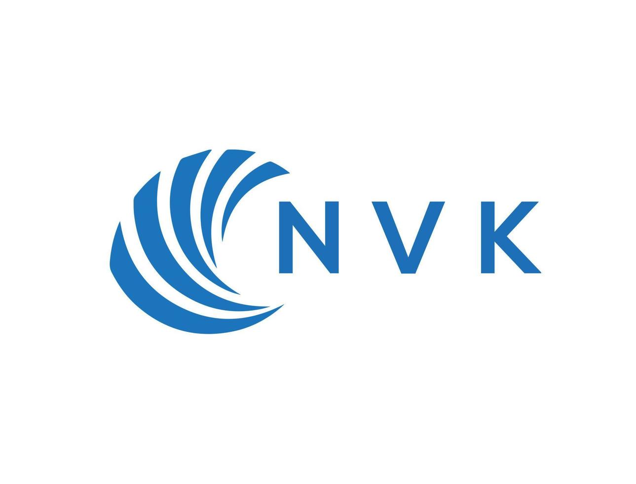 nvk Brief Logo Design auf Weiß Hintergrund. nvk kreativ Kreis Brief Logo Konzept. nvk Brief Design. vektor