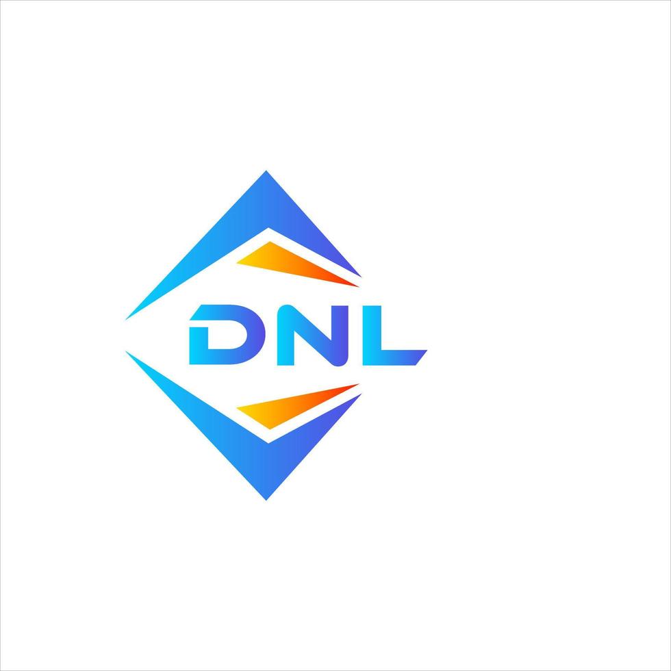 dnl abstrakt teknologi logotyp design på vit bakgrund. dnl kreativ initialer brev logotyp begrepp. vektor