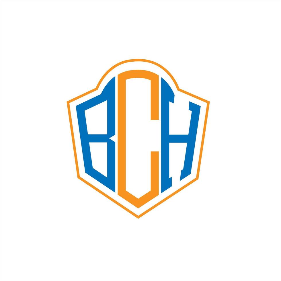 bch abstrakt Monogramm Schild Logo Design auf Weiß Hintergrund. bch kreativ Initialen Brief Logo. vektor