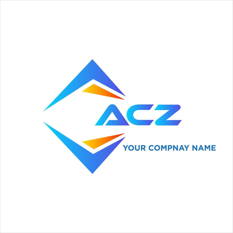 acz abstrakt Technologie Logo Design auf Weiß Hintergrund. acz kreativ Initialen Brief Logo Konzept. vektor