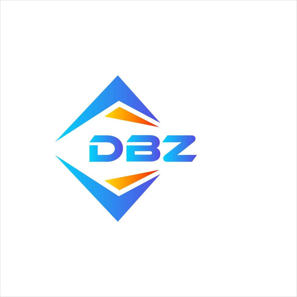 dbz abstrakt teknologi logotyp design på vit bakgrund. dbz kreativ initialer brev logotyp begrepp. vektor