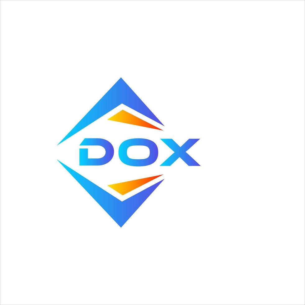 dox abstrakt Technologie Logo Design auf Weiß Hintergrund. dox kreativ Initialen Brief Logo Konzept. vektor