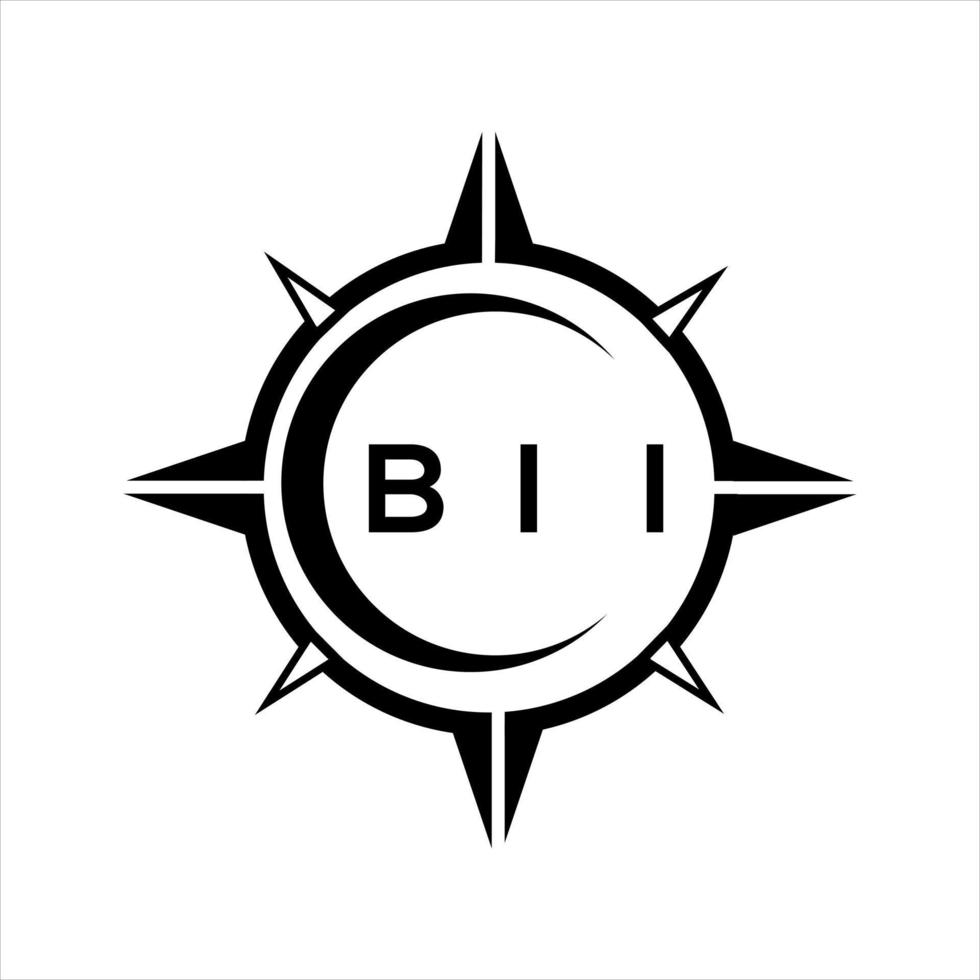 bii abstrakt Monogramm Schild Logo Design auf Weiß Hintergrund. bii kreativ Initialen Brief Logo. vektor