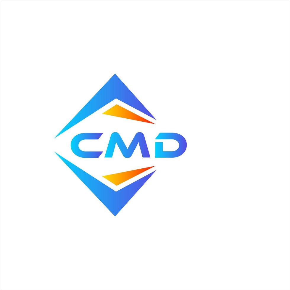 cmd abstrakt Technologie Logo Design auf Weiß Hintergrund. cmd kreativ Initialen Brief Logo Konzept. vektor