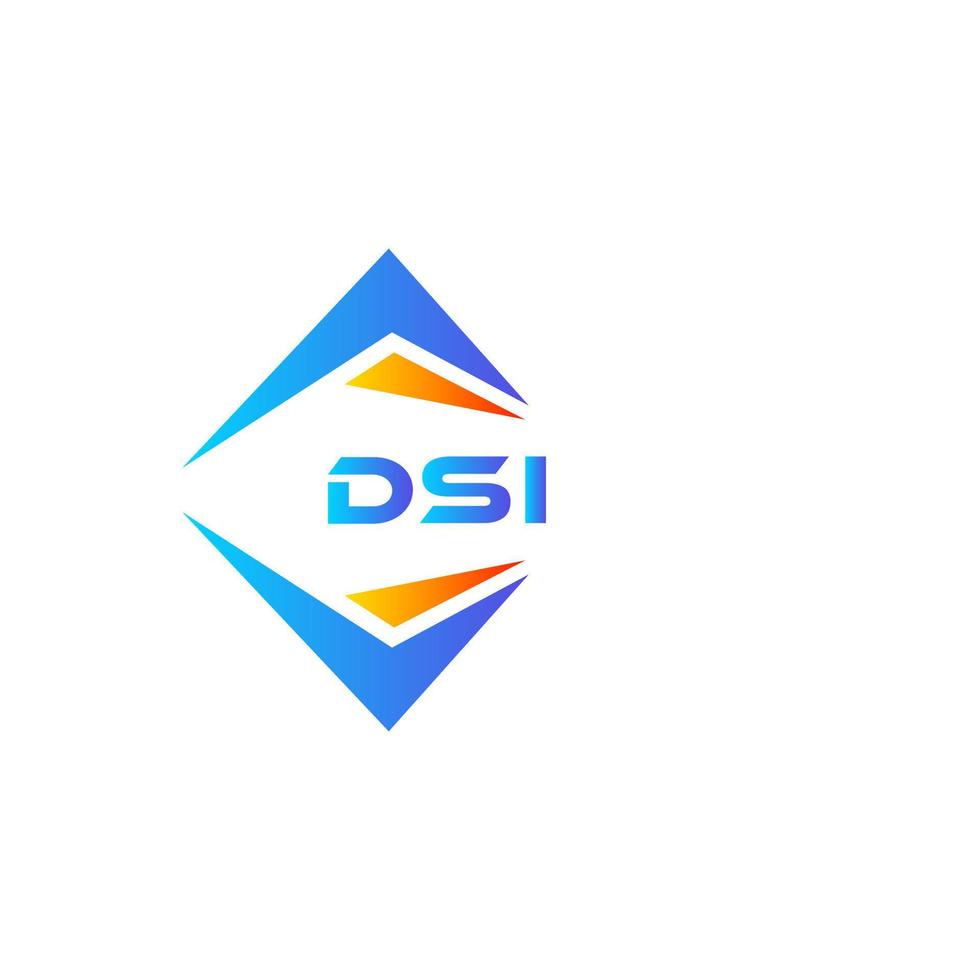 dsi abstrakt teknologi logotyp design på vit bakgrund. dsi kreativ initialer brev logotyp begrepp. vektor