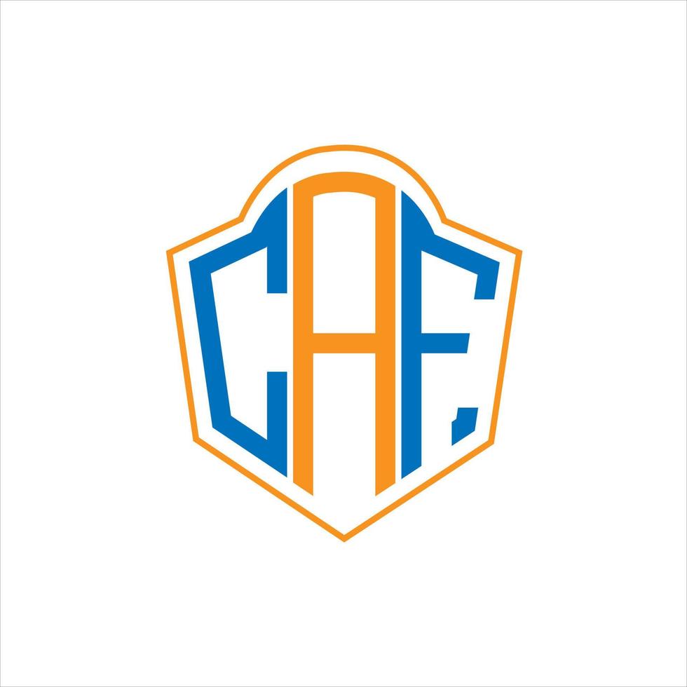 caf abstrakt Monogramm Schild Logo Design auf Weiß Hintergrund. caf kreativ Initialen Brief Logo. vektor