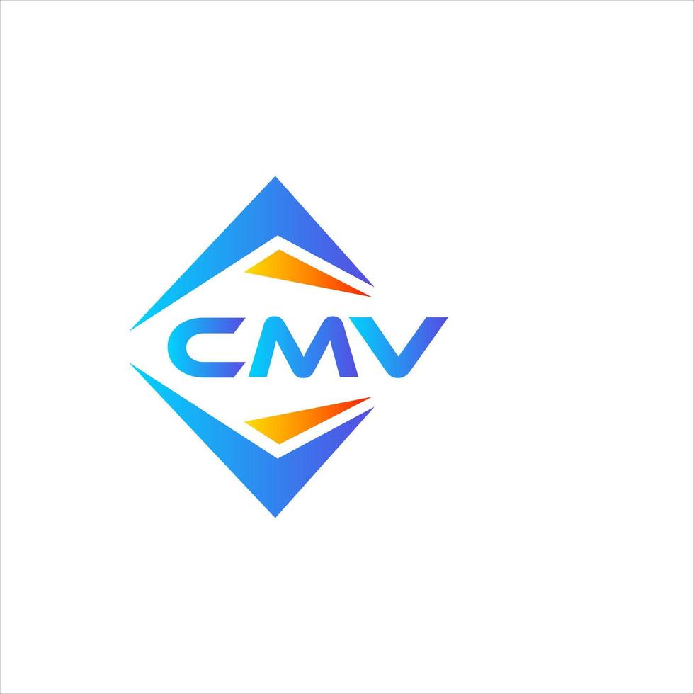 cmv abstrakt Technologie Logo Design auf Weiß Hintergrund. cmv kreativ Initialen Brief Logo Konzept. vektor