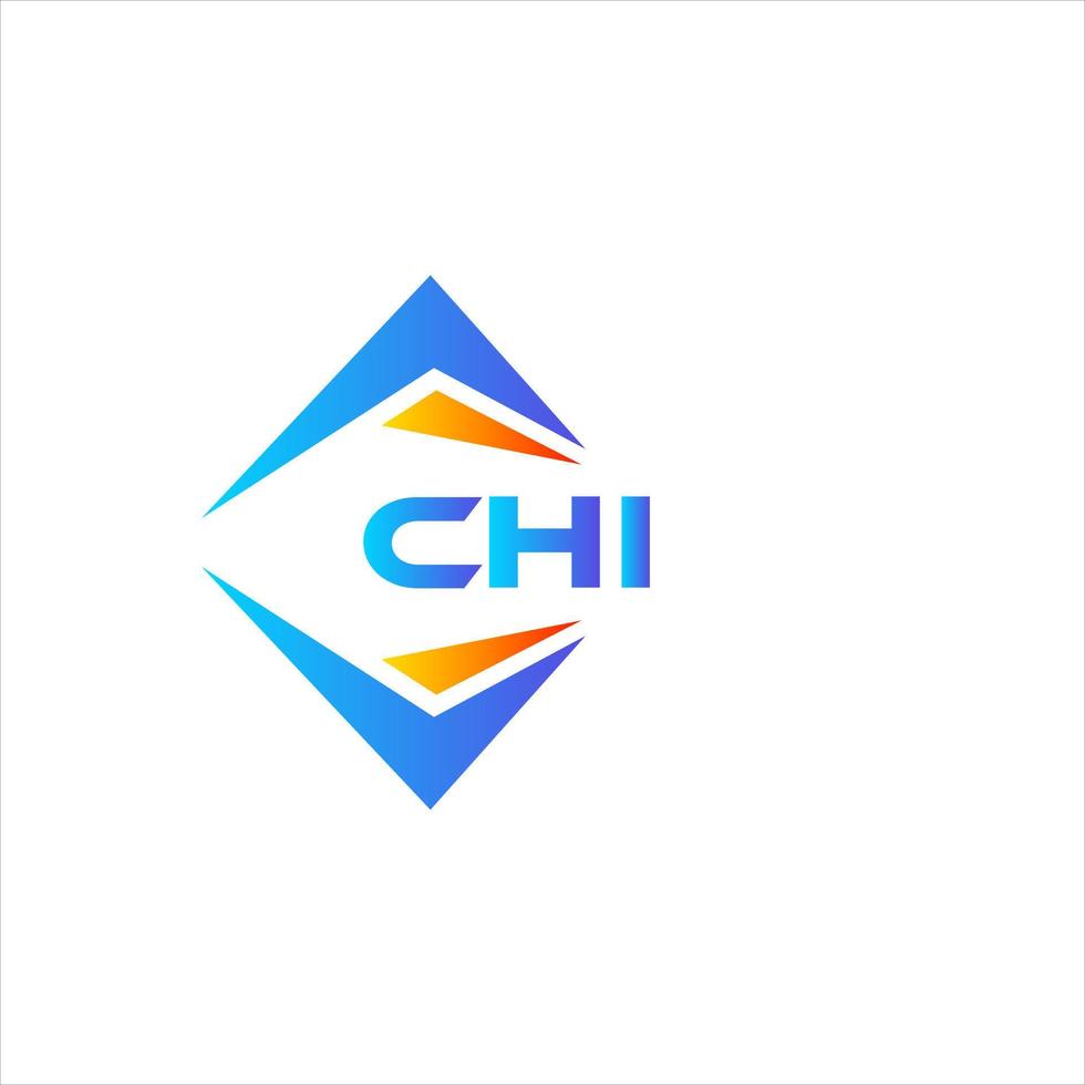 Chi abstrakt Technologie Logo Design auf Weiß Hintergrund. Chi kreativ Initialen Brief Logo Konzept. vektor
