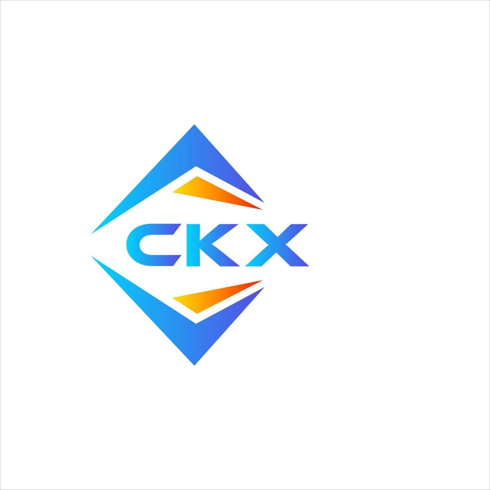 ckx abstrakt teknologi logotyp design på vit bakgrund. ckx kreativ initialer brev logotyp begrepp. vektor