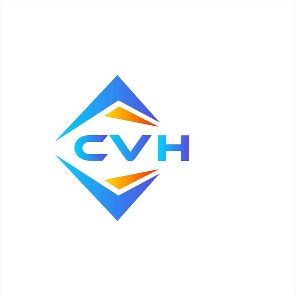 cvh abstrakt teknologi logotyp design på vit bakgrund. cvh kreativ initialer brev logotyp begrepp. vektor
