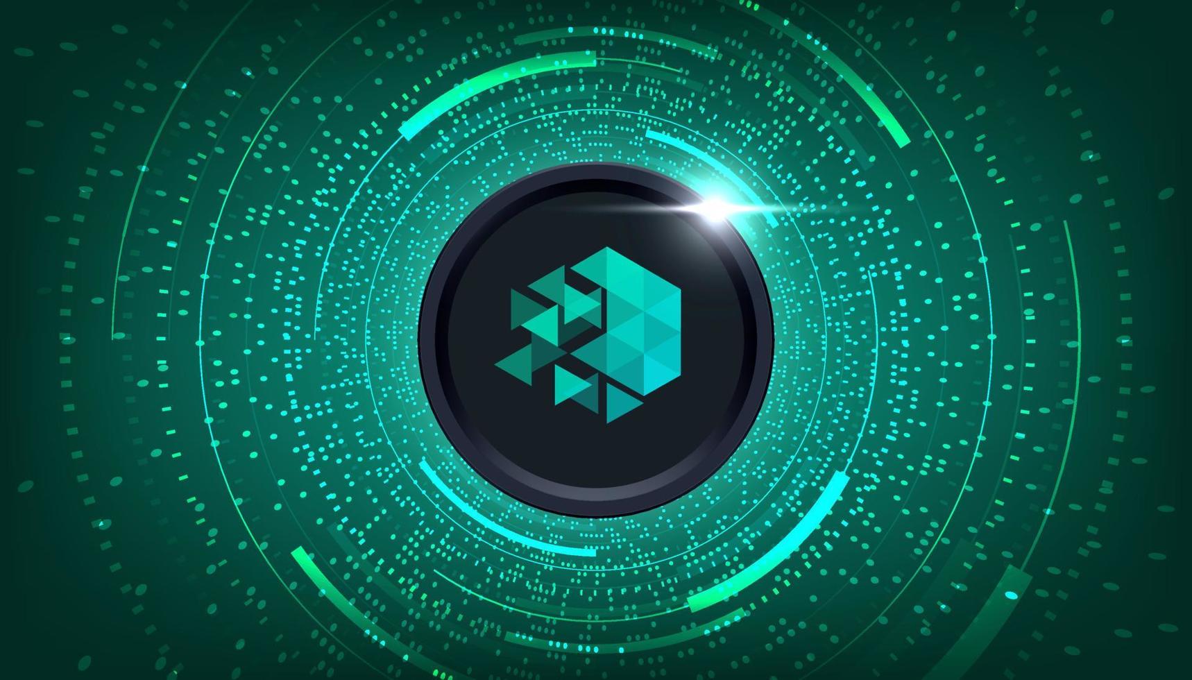 iotex iotx mynt kryptovaluta begrepp baner bakgrund. vektor