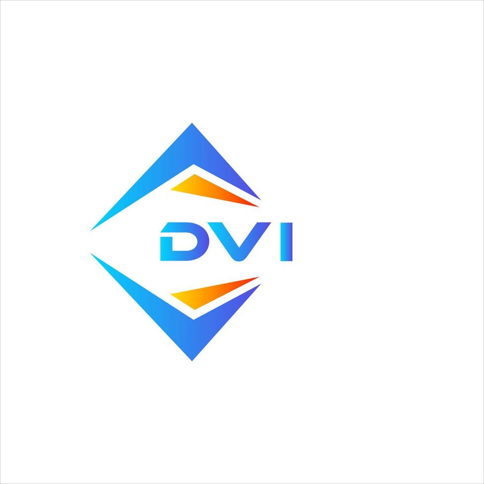 dvi abstrakt Technologie Logo Design auf Weiß Hintergrund. dvi kreativ Initialen Brief Logo Konzept. vektor