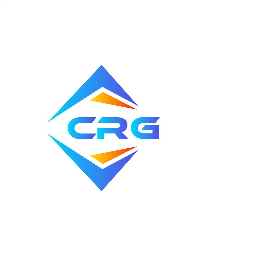 crg abstrakt teknologi logotyp design på vit bakgrund. crg kreativ initialer brev logotyp begrepp. vektor