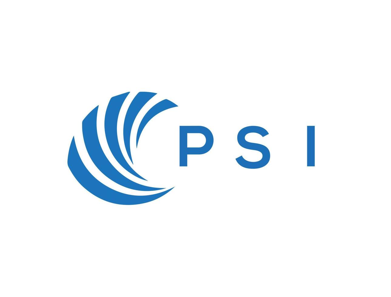 psi brev logotyp design på vit bakgrund. psi kreativ cirkel brev logotyp begrepp. psi brev design. vektor