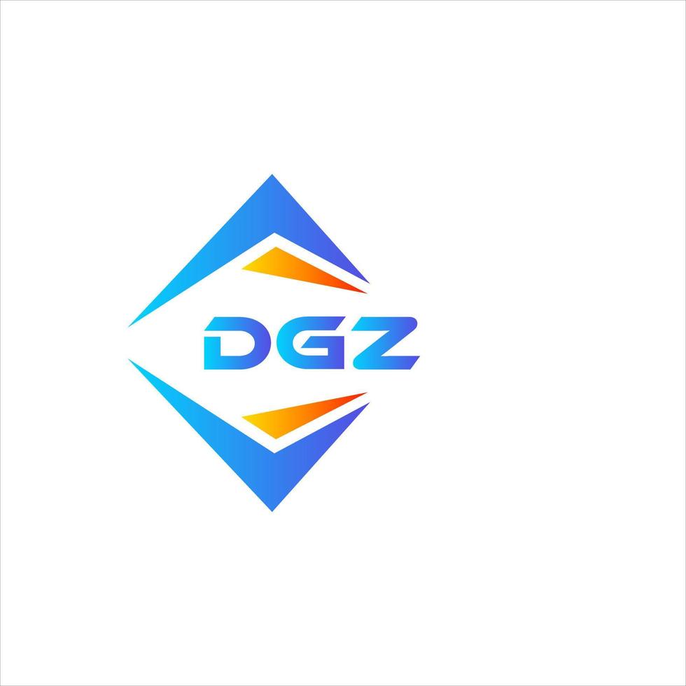 dgz abstrakt Technologie Logo Design auf Weiß Hintergrund. dgz kreativ Initialen Brief Logo Konzept. vektor