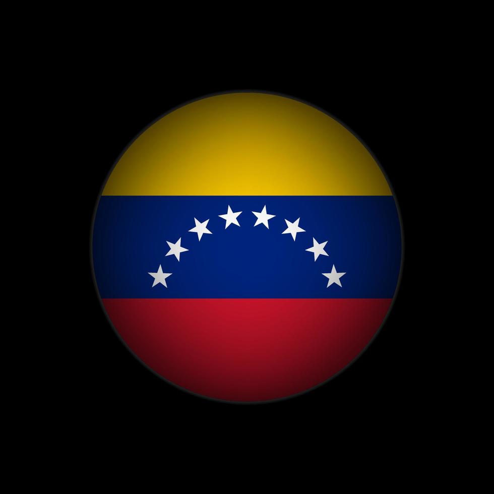 Land Venezuela. Venezuela-Flagge. Vektor-Illustration. vektor