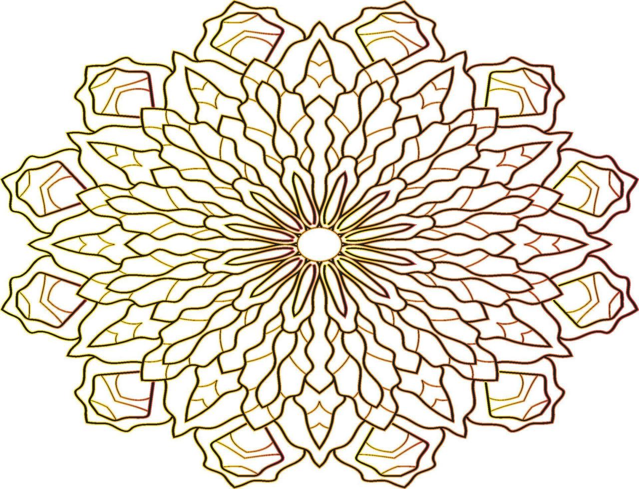 mandala blomma konst design vektor