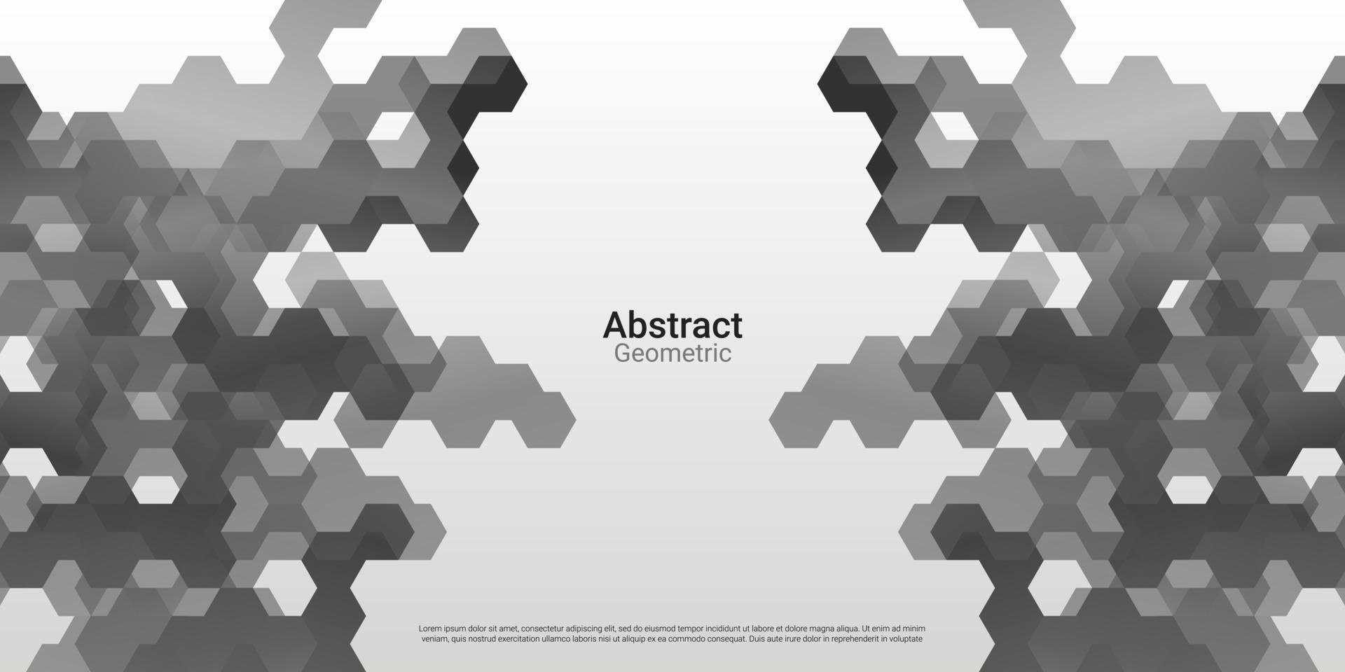 abstrakter dekorativer Hintergrund mit geometrischem vektor