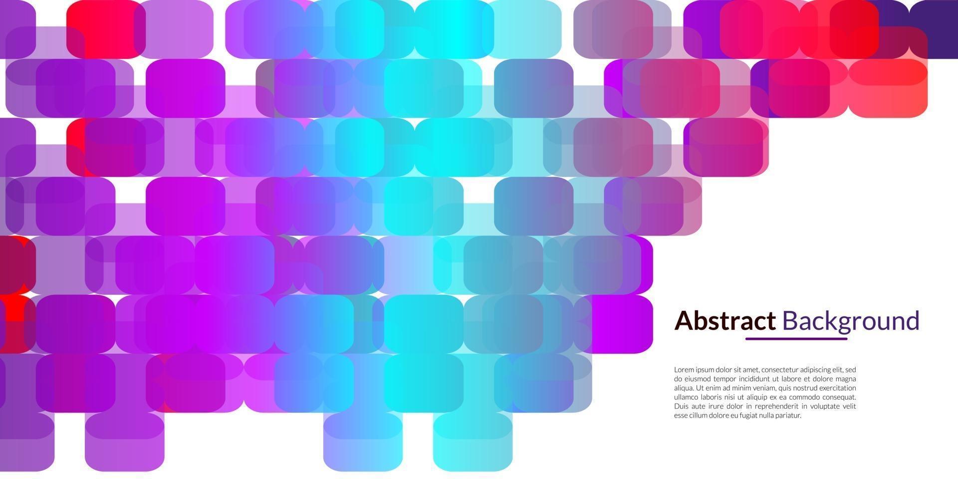 abstrakter dekorativer Hintergrund mit buntem Farbverlauf vektor