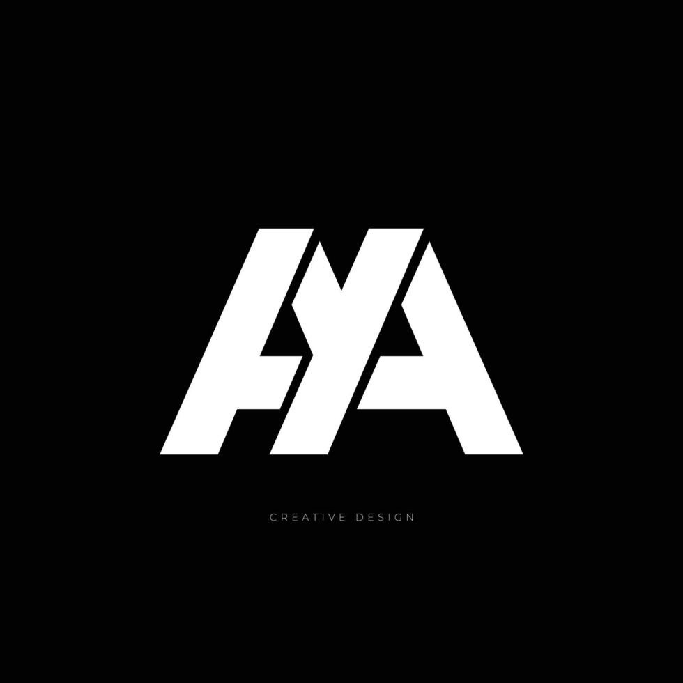 aa Initiale Brief kreativ Design Logo vektor