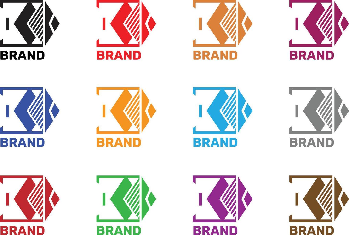 Marke Logo Design zum Ihre Geschäft vektor
