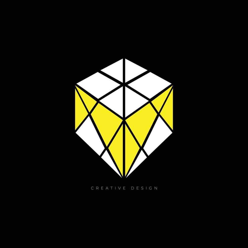 Diamant kreativ Brief v branding Design vektor