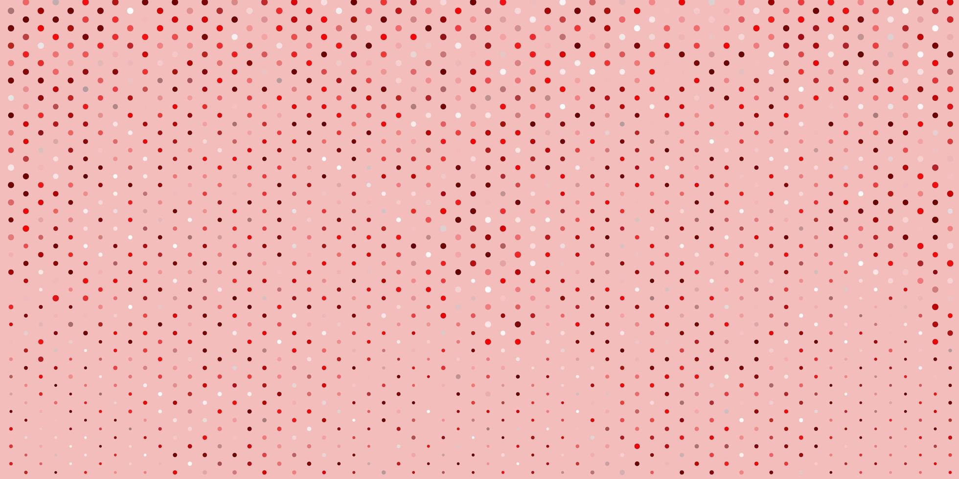 ljusröd vektorbakgrund med prickar. vektor