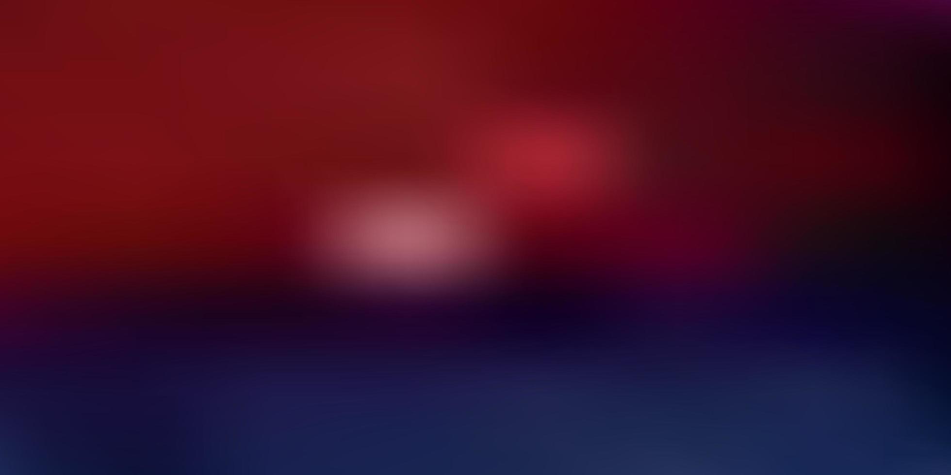 hellblauer, roter Vektor verwischt Hintergrund.