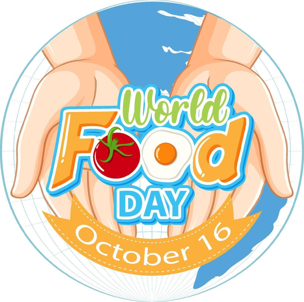 World Food Day affischdesign vektor