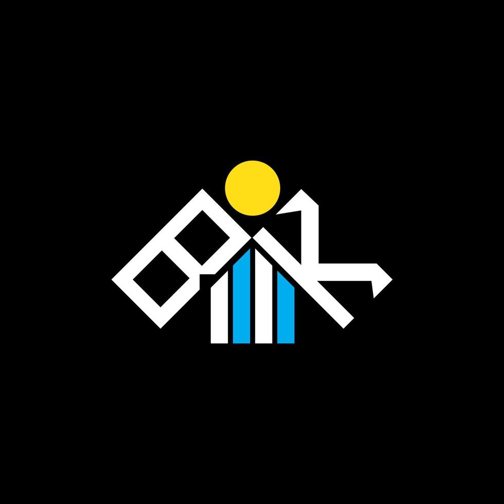 bk buchstabe logo kreatives design mit vektorgrafik, bk einfaches und modernes logo. vektor