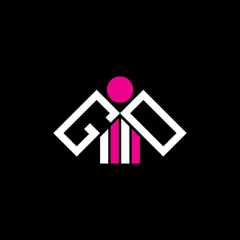 Gd Brief Logo kreatives Design mit Vektorgrafik, gd einfaches und modernes Logo. vektor