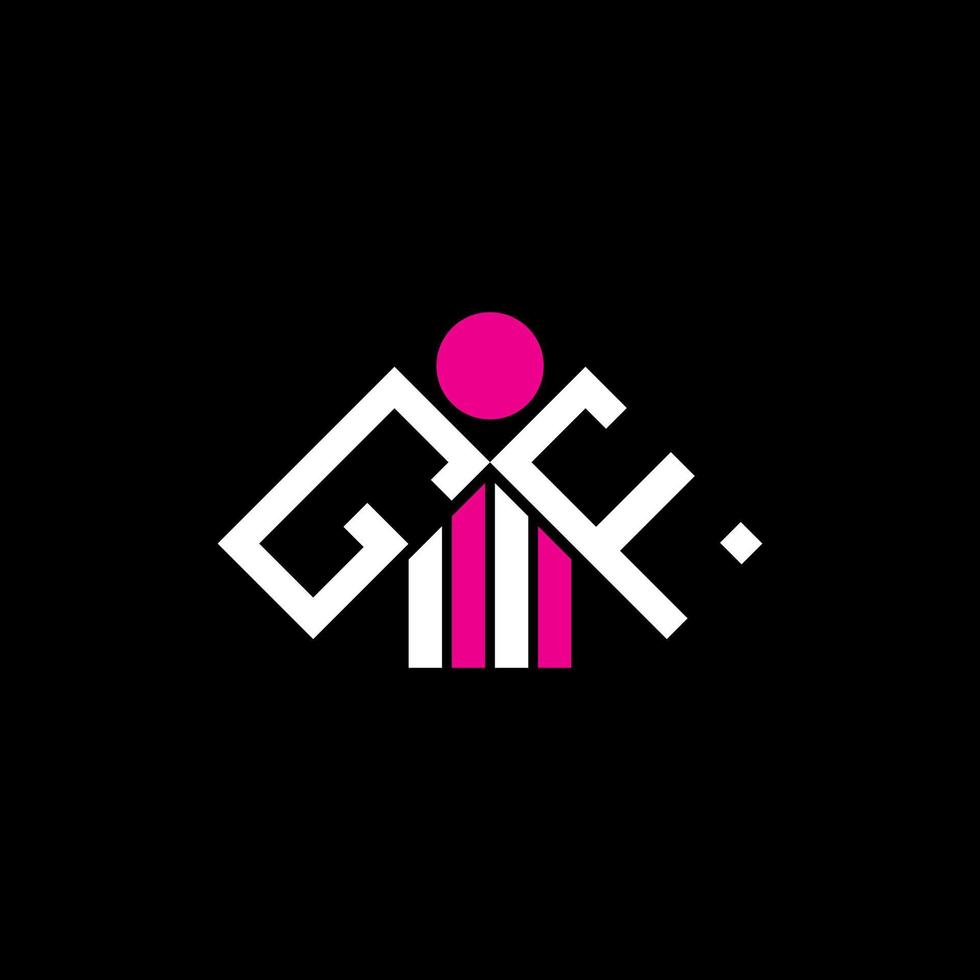 gf brev logotyp kreativ design med vektor grafisk, gf enkel och modern logotyp.