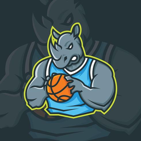 Basketball-Maskottchen vektor