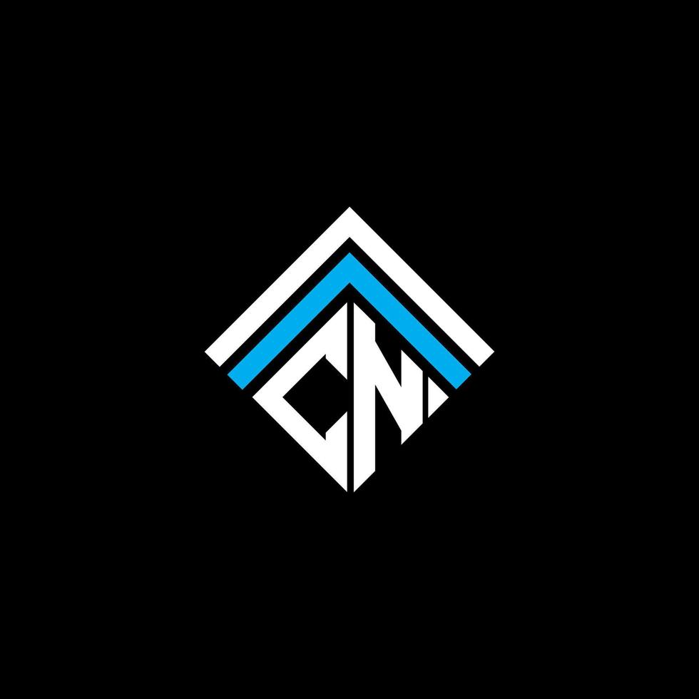 cn-Brief-Logo kreatives Design mit Vektorgrafik, cn-einfaches und modernes Logo. vektor