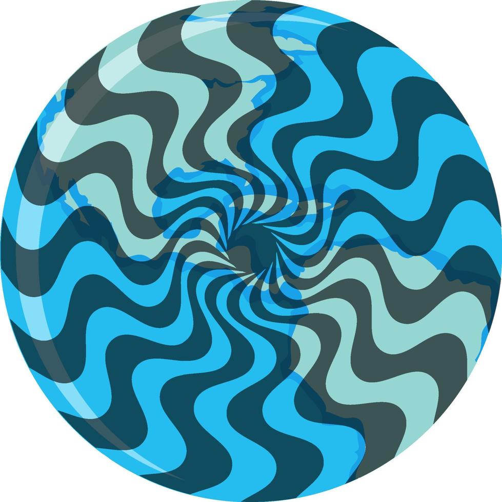 Fraser spiralförmiger Illusionsvektor vektor