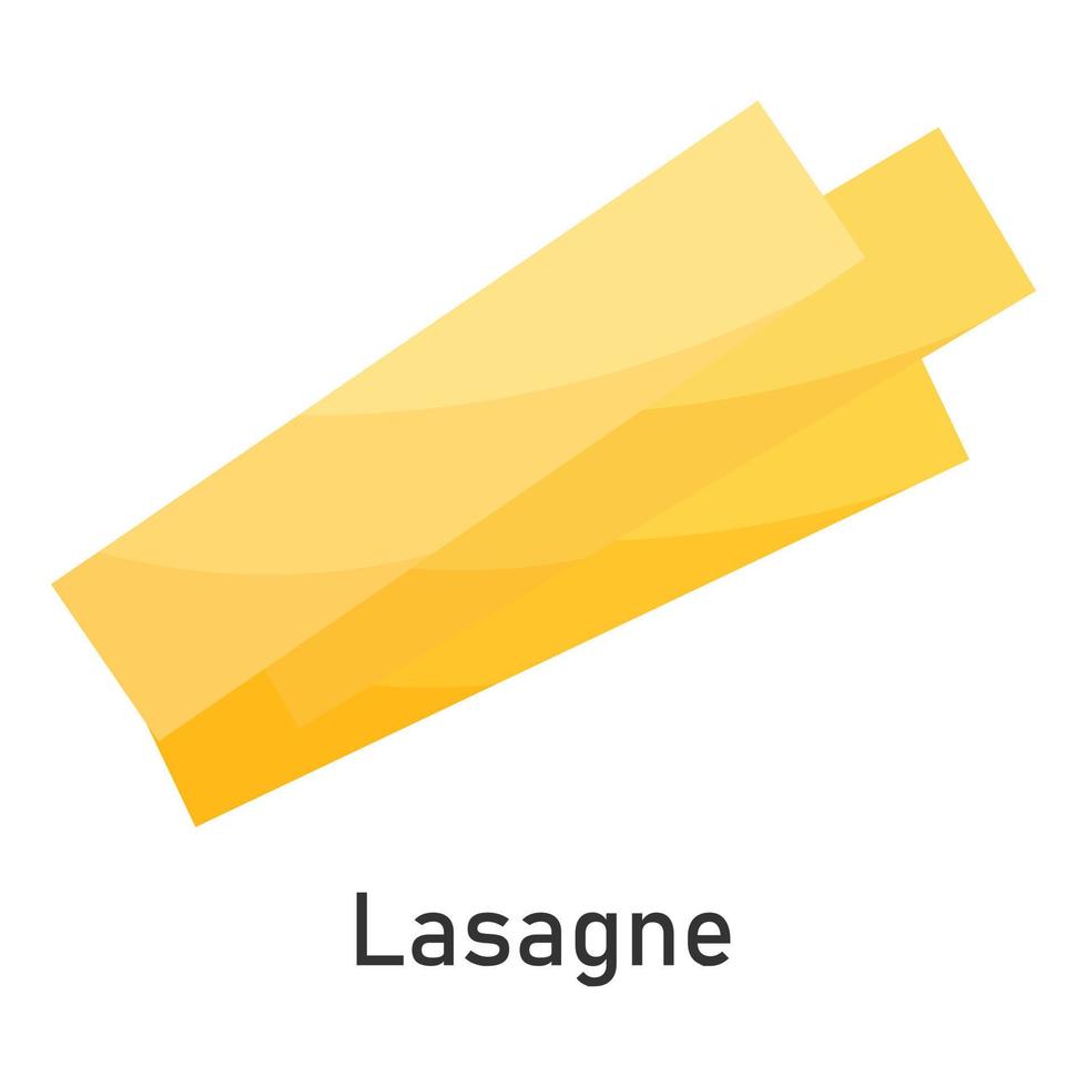 Lasagne Pasta. Restaurant Pasta. zum Speisekarte Design, Verpackung. Vektor Illustration.