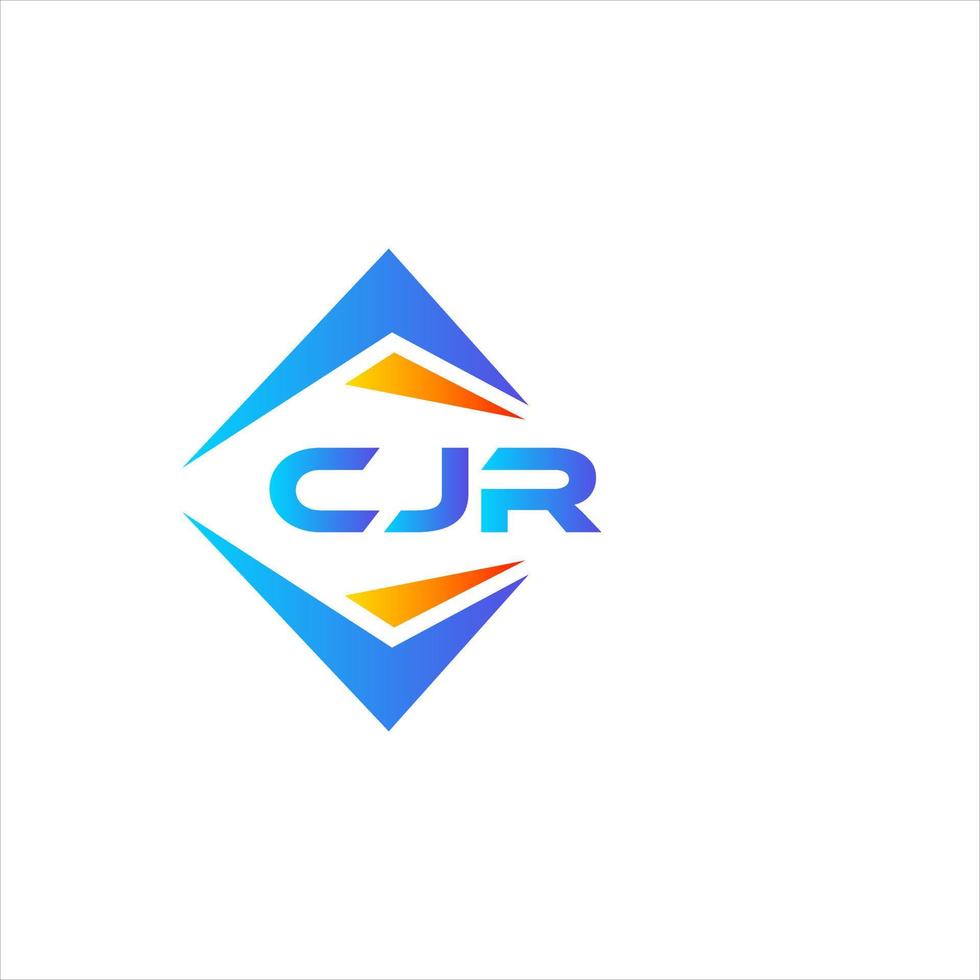 cjr abstrakt Technologie Logo Design auf Weiß Hintergrund. cjr kreativ Initialen Brief Logo Konzept. vektor