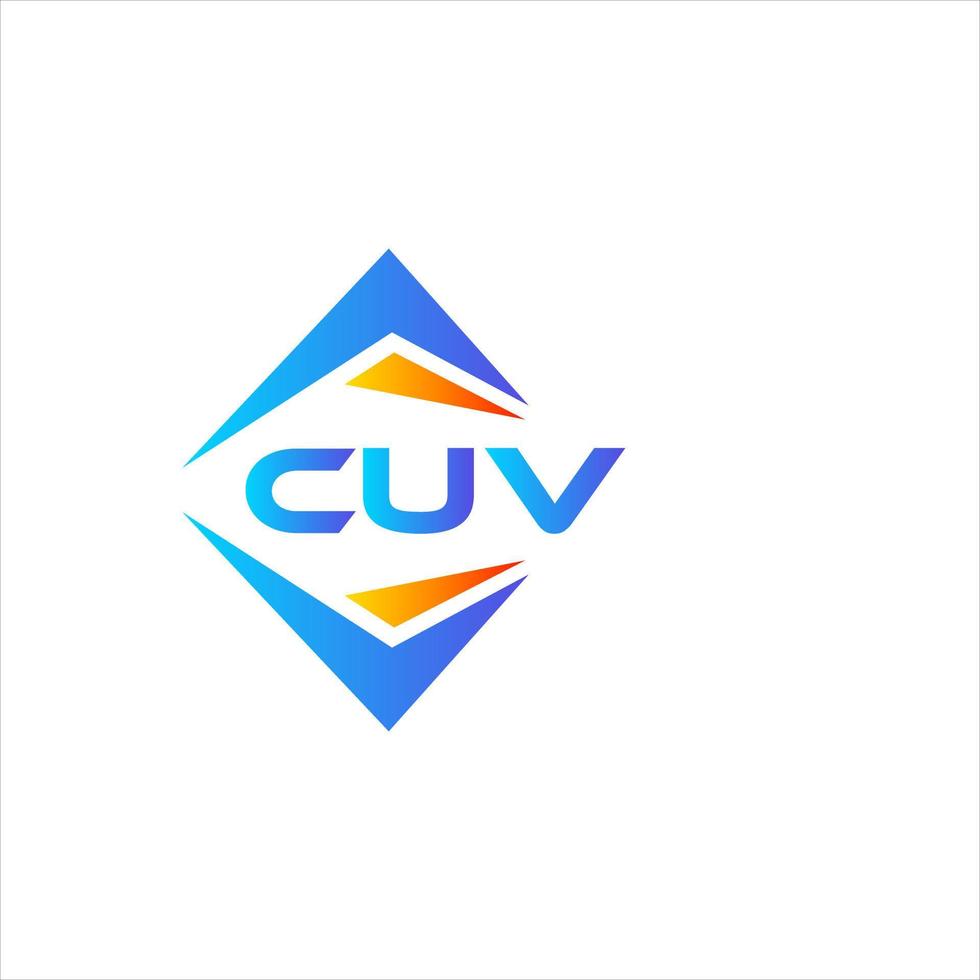 cuv abstrakt Technologie Logo Design auf Weiß Hintergrund. cuv kreativ Initialen Brief Logo Konzept. vektor