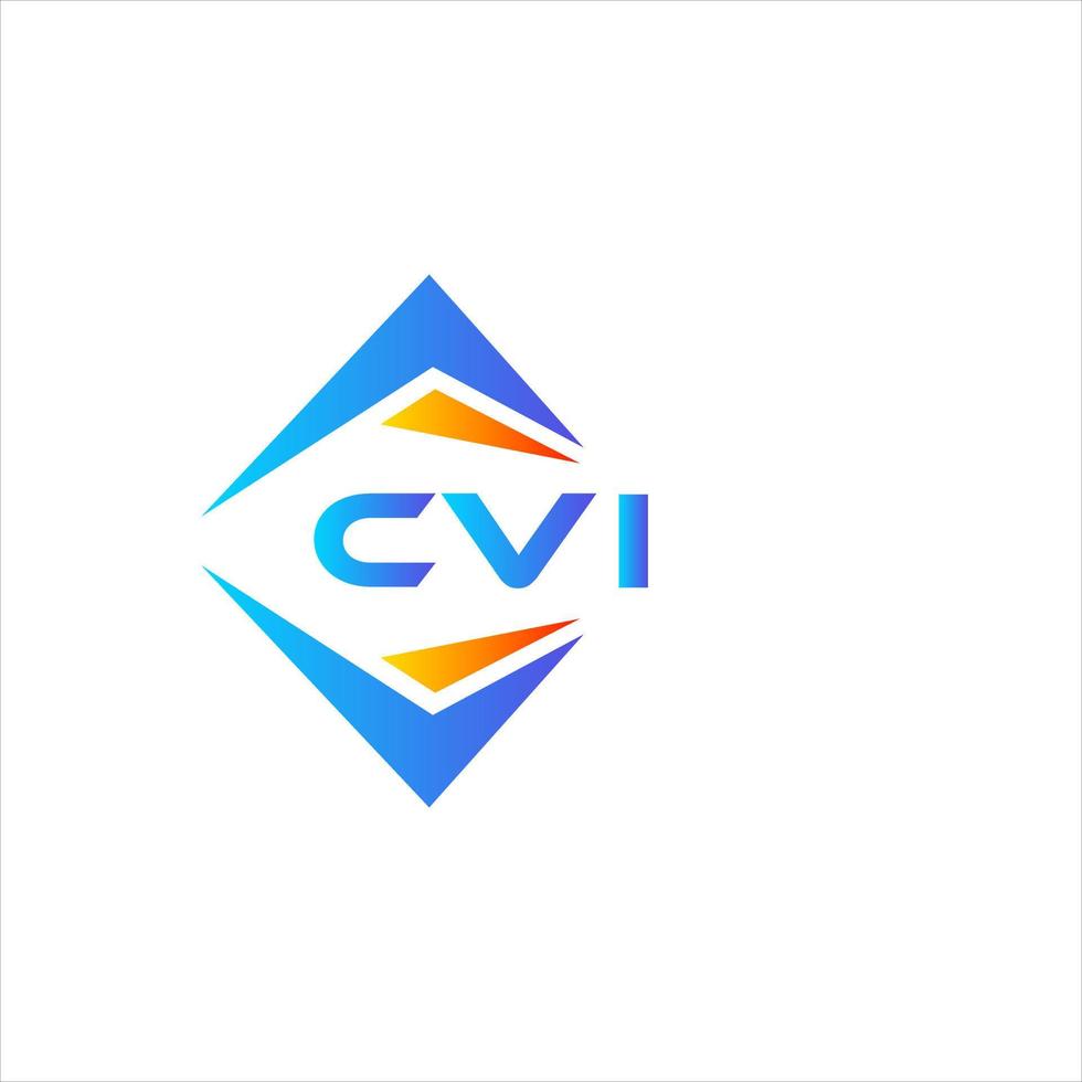 cvi abstrakt teknologi logotyp design på vit bakgrund. cvi kreativ initialer brev logotyp begrepp. vektor