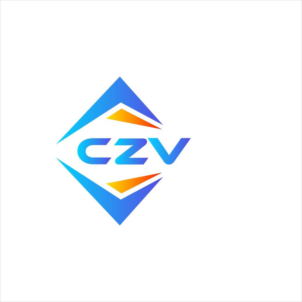 webczv abstrakt Technologie Logo Design auf Weiß Hintergrund. czv kreativ Initialen Brief Logo Konzept. vektor