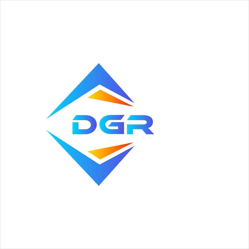 dgr abstrakt Technologie Logo Design auf Weiß Hintergrund. dgr kreativ Initialen Brief Logo Konzept. vektor