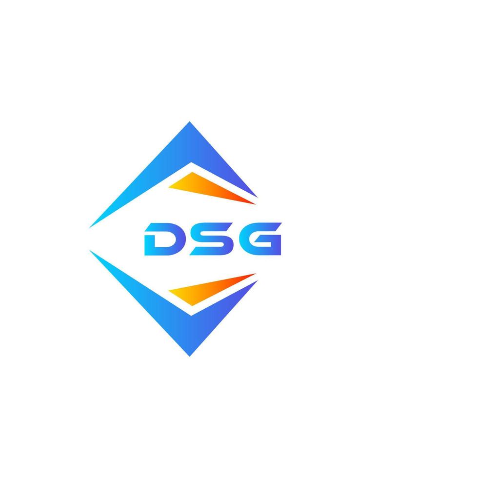 dsg abstrakt teknologi logotyp design på vit bakgrund. dsg kreativ initialer brev logotyp begrepp. vektor